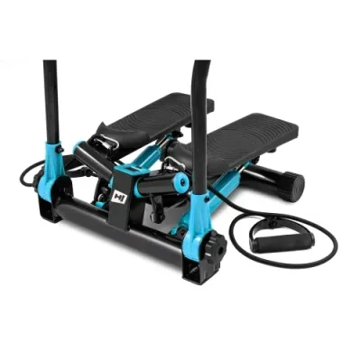 Степпер с экспандером Hop-Sport 045S Slim черно-синий - 2 Степпер с экспандером Hop-Sport 045S Slim черно-синий - 2 - Robinzon.ua