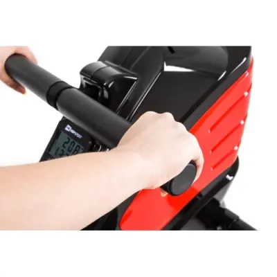 Гребной тренажер магнитный Hop-Sport 060R Cross черно-красный - 4 - Robinzon.ua