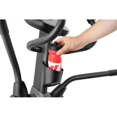 Орбитрек электромагнитный + мат Hop-Sport 300 черно-красный - 5 - Robinzon.ua