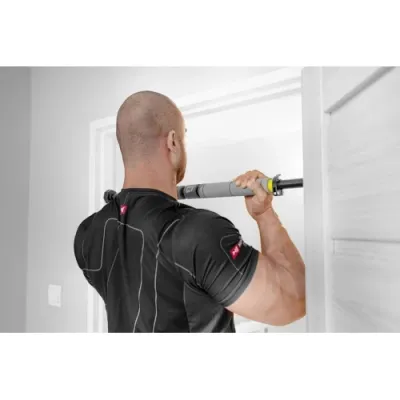 Розсувний турнік у дверний отвір Hop-Sport M050DP сіро-жовтий - 1 - Robinzon.ua