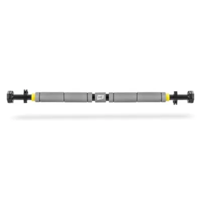 Розсувний турнік у дверний отвір Hop-Sport M050DP сіро-жовтий - 3 - Robinzon.ua