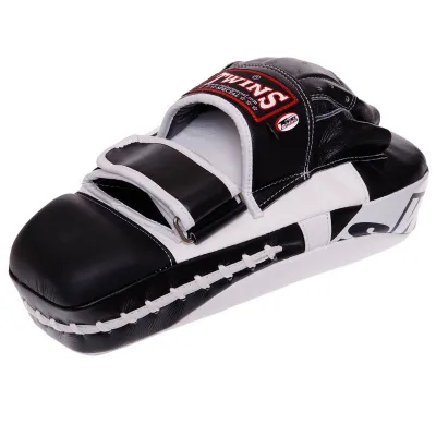 Лапа вигнута для боксу та єдиноборств TWINS PML21 розмір 33x20x12 см чорний-білий - 2 - Robinzon.ua