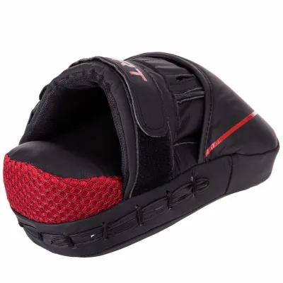 Лапа вигнута для боксу та єдиноборств Zelart VL-3148 25x18x5 см чорний-червоний - 3 - Robinzon.ua