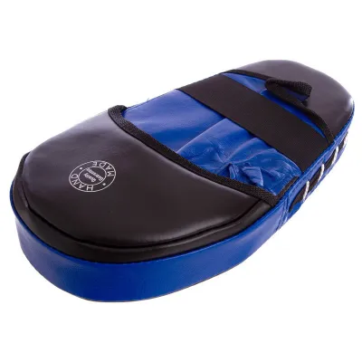 Лапа Прямая удлиненная для бокса и единоборств BOXER 2006-01 размер 38х18х4,5 см черный-синий - 4 - Robinzon.ua