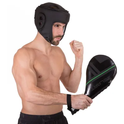 Ракетка для тхеквондо подвійна Zelart VL-3094 чорний-салатовий - 6 - Robinzon.ua