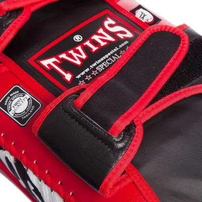 Пады для тайского бокса Тай-пэды TWINS FKPL10-43-L размер 37х20х10 см красный - 4 - Robinzon.ua