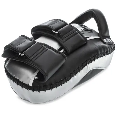 Пади для тайського боксу Тай-педи ZELART BO-1326 розмір 33x20x11 см чорний-срібний - 2 - Robinzon.ua