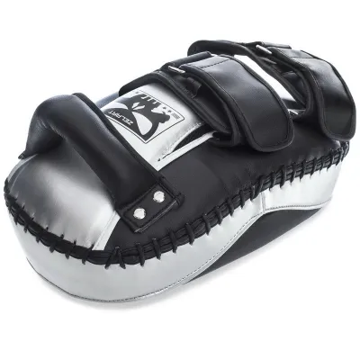 Пади для тайського боксу Тай-педи ZELART BO-1326 розмір 33x20x11 см чорний-срібний - 3 - Robinzon.ua