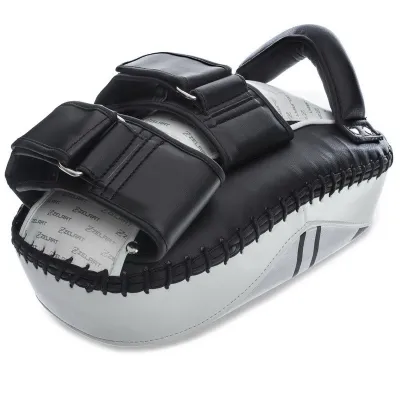 Пады для тайского бокса Тай-пэды ZELART BO-1339 размер 31x20x11 см чёрный-белый - 2 - Robinzon.ua