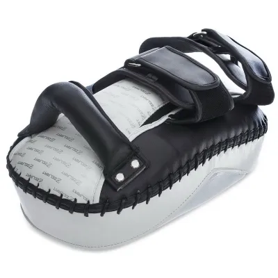 Пады для тайского бокса Тай-пэды ZELART BO-1339 размер 31x20x11 см чёрный-белый - 3 - Robinzon.ua