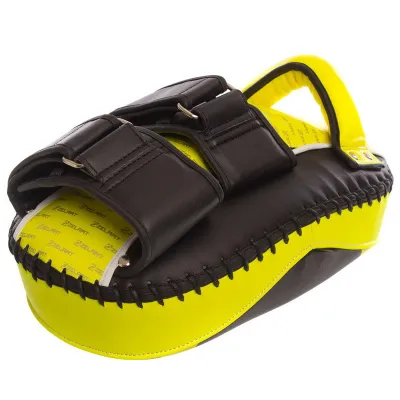 Пады для тайского бокса Тай-пэды ZELART BO-1373 размер 31x19x9 см лимонный-чёрный - 2 - Robinzon.ua