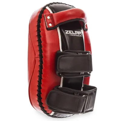Пады для тайского бокса Тай-пэды ZELART BO-1388 размер 32x19x8 см красный - 2 - Robinzon.ua
