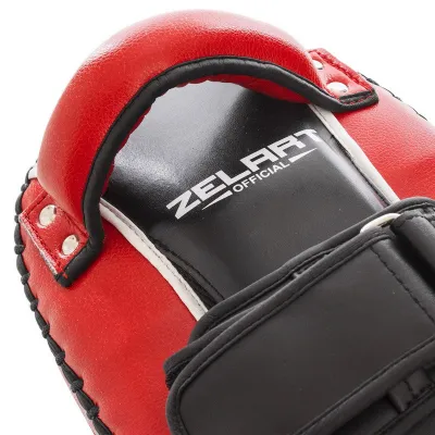 Пады для тайского бокса Тай-пэды ZELART BO-1388 размер 32x19x8 см красный - 5 - Robinzon.ua