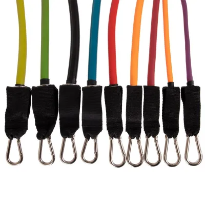 Еспандер багатофункціональний для фітнесу 9 джгутів Zelart-1002 у чохлі - 4 - Robinzon.ua