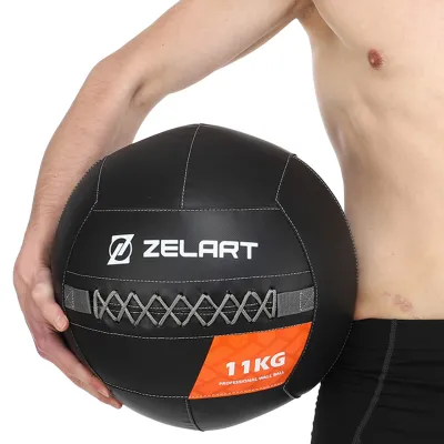 М'яч волбол 11 кг  для кросфіту та фітнесу Zelart-7822-11 Медболи - 6 - Robinzon.ua