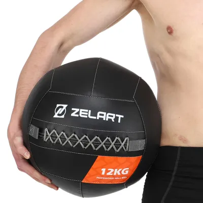 М'яч волбол 12 кг для кросфіту та фітнесу Zelart-7822-12 - 6 - Robinzon.ua