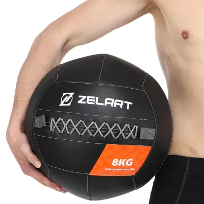 М'яч волбол 8 кг для кросфіту та фітнесу Zelart-7822-8 - 6 - Robinzon.ua
