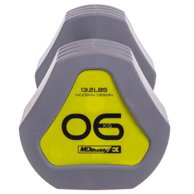 Гантель 6 кг покрытие TPU Zelart-2678-6 - 2 - Robinzon.ua