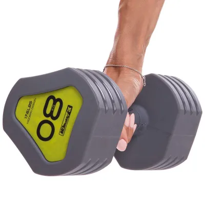 Гантель 8 кг покрытие TPU Zelart-2678-8 Гантели, гири, штанги и диски - 3 - Robinzon.ua