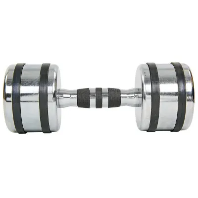 Гантель 9 кг хромированная Record-8232-9 - 1 Гантель 9 кг хромированная Record-8232-9 - 1 - Robinzon.ua