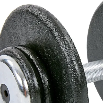 Гантель 15 кг цельная профессиональная RECORD-7231-15 - 2 - Robinzon.ua