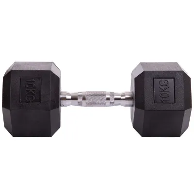 Гантель 10 кг цільна шестигранна SP-Planeta-80075-10 - 2 - Robinzon.ua