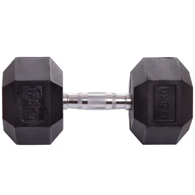 Гантель 17.5 кг цельная шестигранная SP-Planeta-8013-17_5 - 2 - Robinzon.ua