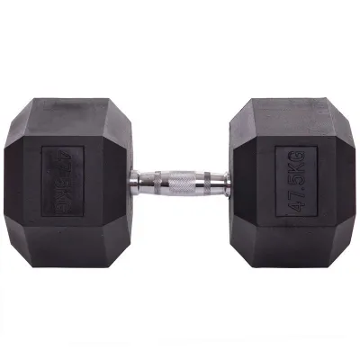 Гантель 47.5 кг цельная шестигранная Zelart-2679-47_5 - 2 - Robinzon.ua