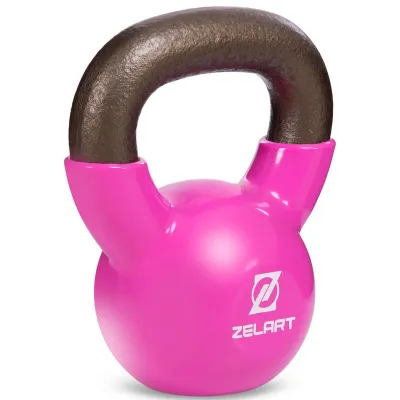 Гиря чугунная 8 кг с виниловым покрытием Zelart-5161-8 - 2 - Robinzon.ua