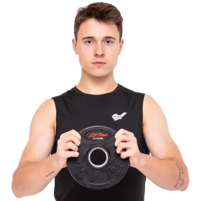 Блин (диск) обрезиненный 2.5 кг 51 мм LIFE-80154B-2_5 - 5 Блин (диск) обрезиненный 2.5 кг 51 мм LIFE-80154B-2_5 - 5 - Robinzon.ua