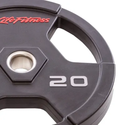Блин (диск) полиуретановый 20 кг 51 мм LIFE-80154-20 - 1 - Robinzon.ua