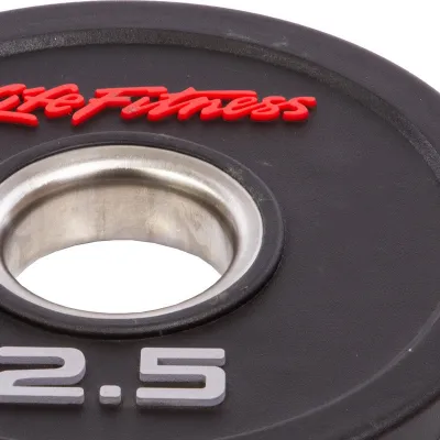 Блин (диск) полиуретановый 2.5 кг 51 мм LIFE-80154-2_5 - 1 - Robinzon.ua