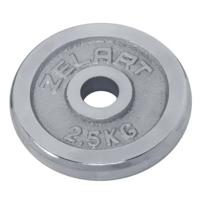 Блин (диск) хромированный 2.5 кг d-30мм Zelart-7786-2_5 - 1 - Robinzon.ua
