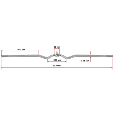 Ручка для тяги на трицепс і біцепс W-подібна Record 5144 - 3 - Robinzon.ua