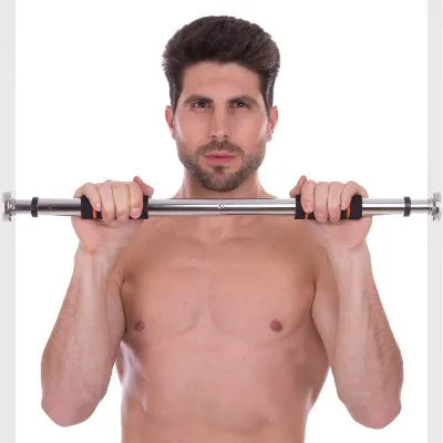 Турник в дверной проем раздвижной 60-100см Sport 2560 хром - 6 - Robinzon.ua