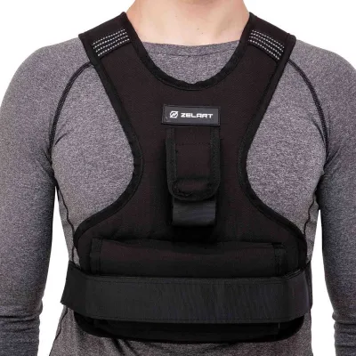 Жилет утяжелитель с регулировкой веса 10 кг Zelart 7812-10 - 2 - Robinzon.ua