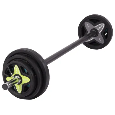 Штанга для фітнесу й аеробіки на 20 кг Record 7216 довжина-1,3 мм 28 кг - 2 Штанга для фітнесу й аеробіки на 20 кг Record 7216 довжина-1,3 мм 28 кг - 2 - Robinzon.ua