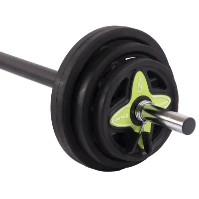 Штанга для фітнесу й аеробіки на 20 кг Record 7216 довжина-1,3 мм 28 кг - 5 Штанга для фітнесу й аеробіки на 20 кг Record 7216 довжина-1,3 мм 28 кг - 5 - Robinzon.ua