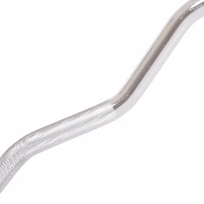 Штанга фиксированная изогнутая обрезиненная Zelart 6231-45 длина 95 см 45 кг - 4 - Robinzon.ua