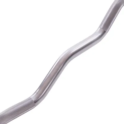 Штанга фиксированная изогнутая полиуретановая Zelart 2690-30 длина 107 см 30 кг - 5 - Robinzon.ua