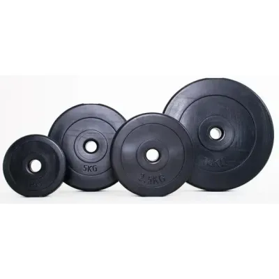 Штанга набірна 200 см + W-подібний гриф + Гантелі 142 кг Гантелі, гирі, штанги та диски ударостійкий пластик - 5 - Robinzon.ua