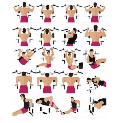 Турник-брусья настенный WCG Спортивные стенки и турники для дома - 2 Турник-брусья настенный WCG Спортивные стенки и турники для дома - 2 - Robinzon.ua