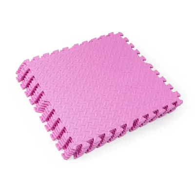 Мат-пазл толщиною 1 см размер 60х60см 1 часть EVA розовый Спортивные маты - 2 - Robinzon.ua