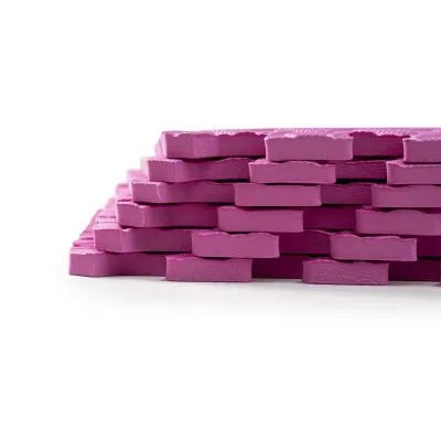 Мат-пазл толщиною 1 см размер 60х60см 1 часть EVA розовый Спортивные маты - 6 - Robinzon.ua