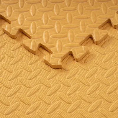 Мат-пазл толщиною 1 см размер 60х60см 1 часть EVA оранжевый Спортивные маты - 3 - Robinzon.ua