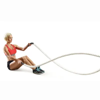 Канат тренировочный для кроссфита 15м Battle Rope WCG W-50х15 Канаты - 3 - Robinzon.ua