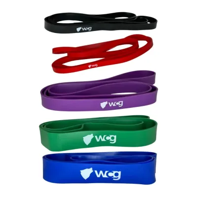 Резинка-еспандер 6-18 кг для тренувань та фітнесу WCG Level 1 (13 мм) Еспандери - 2 - Robinzon.ua