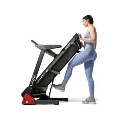 Беговая дорожка электрическая Hop-Sport HS-1400LB Bolt черный - 2 - Robinzon.ua