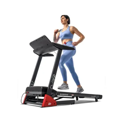 Беговая дорожка электрическая Hop-Sport HS-1400LB Bolt черный - 3 - Robinzon.ua