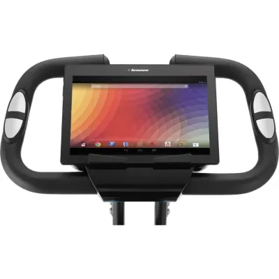 Велотренажер магнитный Gymtek FX600 складной с эспандерами черный/синий - 4 - Robinzon.ua